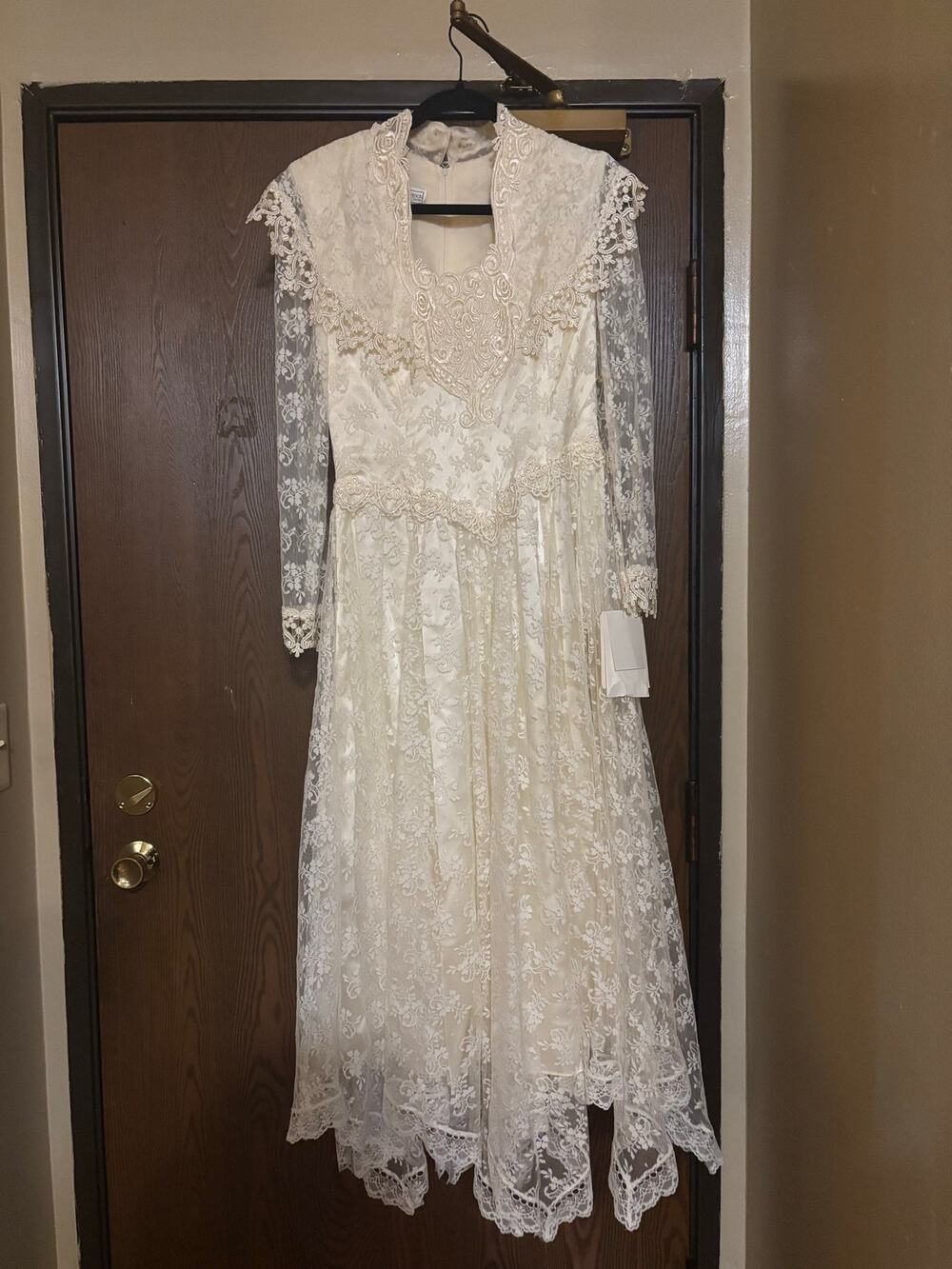 Vintage 70’s Jesssica McClintock Gunne Sax Romantic Victorian Lace Wedding Gown